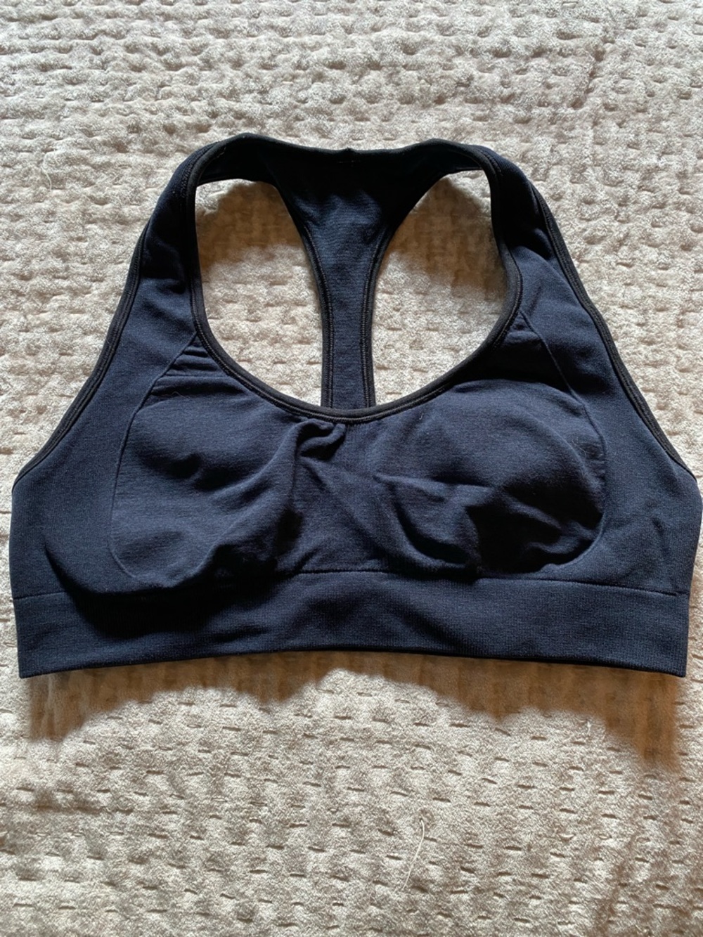 lululemon athletica Blue Racerback Wireless Sports Bra